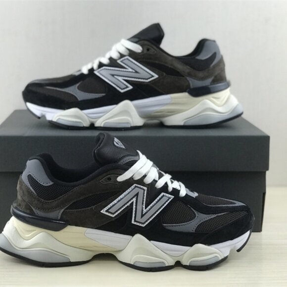 New Balance 9060 Black and Blue Men's Sneakers - Picture 8 of 15